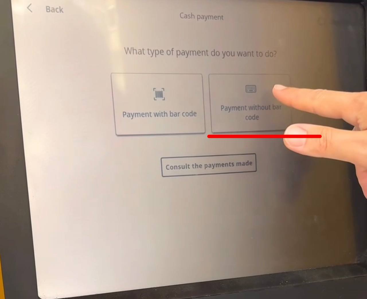 Подтверждение Understood в банкомате Caixabank